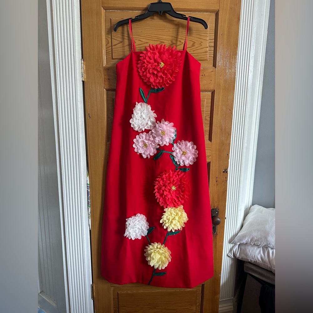 Floral Red Boutique Maxi Dress